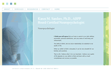 Tablet Screenshot of drkarensanders.com